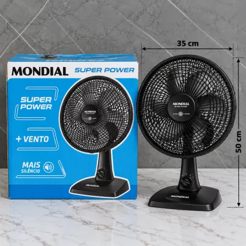 Ventilador de Mesa 30cm Super Power Mondial