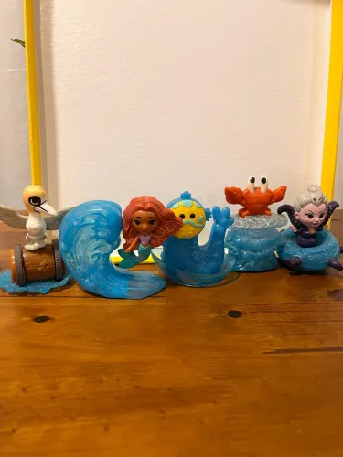 Lote McDonald?s - Disney A Pequena Sereia | McLanche Feliz (2022/2023) - 5 peças