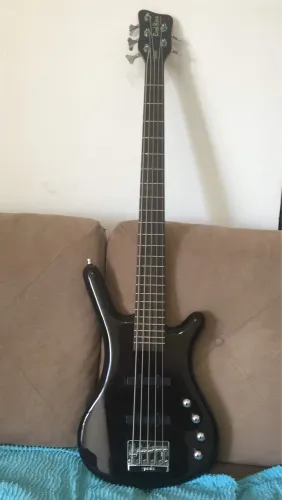 Baixo Rockbass Corvette 5c by Warwick c/ case gator