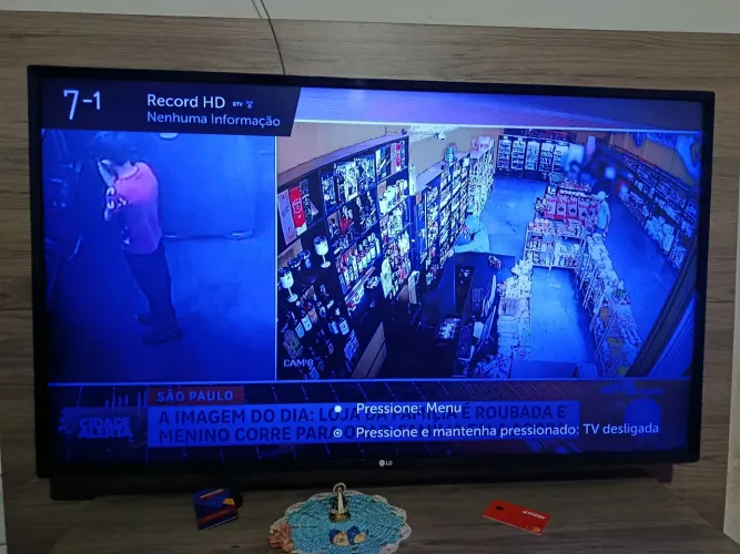 VENDE-SE TV SMART LG 43 POLEGADAS SEM COMTROLE TEM NA SHOPPE
