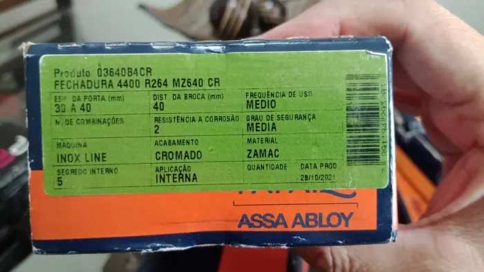 Fechadura papaiz e pado (novas)