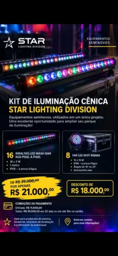 RIBALTA E PAR LED