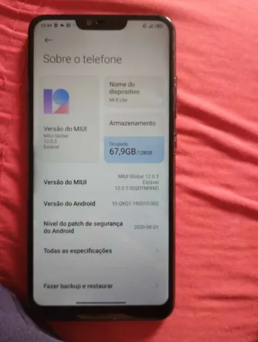 CELULAR XIAOMI MI 8 - 6gb ram e 128gb memoria