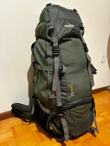 Mochila Cargueira Westfield Ireland 65L Trekking + Capa de Chuva