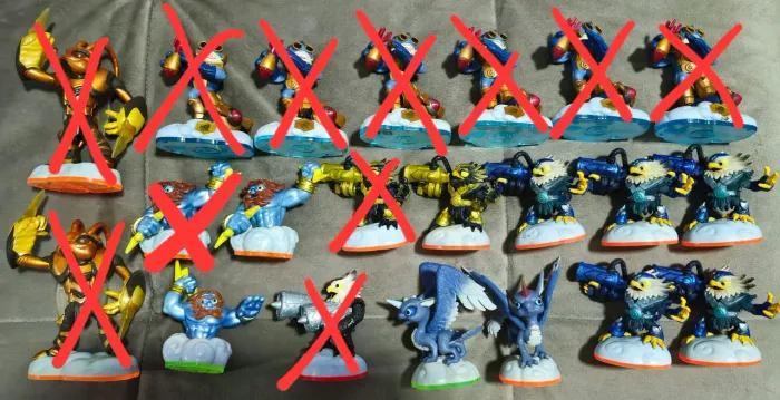 Bonecos ar skylanders spyros giants swap force trap team superchargers