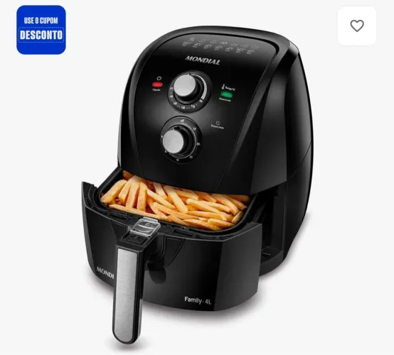 Airfryer mondial com apenas 8 meses de uso. Não aceito trocas .