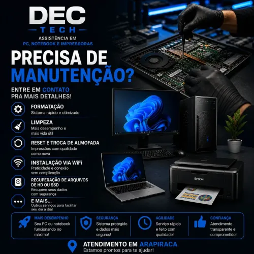 Manutenção TI Assistência Técnica 