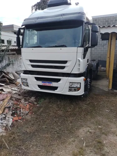 Iveco istrailis 380 6x2 cabine alta truck randon