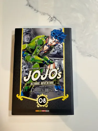 Mangá jojos bizarre adventure parte 5 Golden wind volume 08