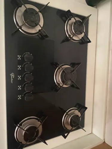 Cooktop Fischer 5 bocas, ótimo estado, bem conservado e funcionando perfeitamente