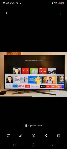 Tv 55polegadas 5 meses de uso