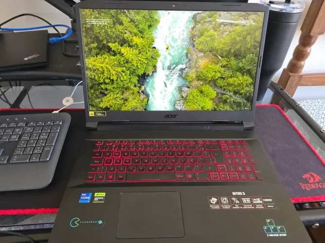 Notebook Gamer Acer Nitro 5 i7 11ª Geração RTX 3050 16GB RAM 512gb 17,3" 144Hz