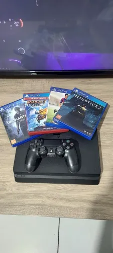 PS4 Silm 1TB Completo
