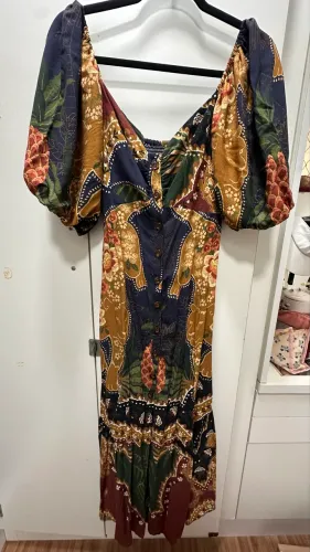 Vestido longo Farm