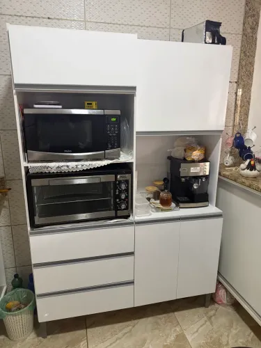 Armário de cozinha kit Livia completo novo