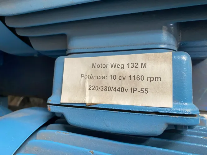 MOTOR WEG DE 10CV RPM 1160