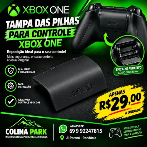 Tampa das Pilhas Controle Xbox One