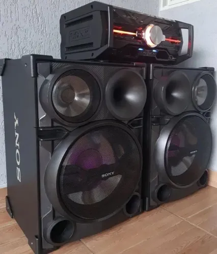 Som da Sony Shake alto falantes d 18 polegadas