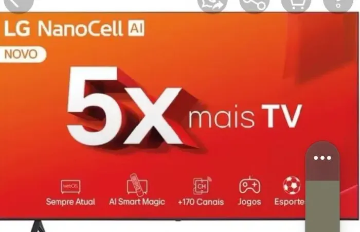 Tv lg nano cell novinha quebrada