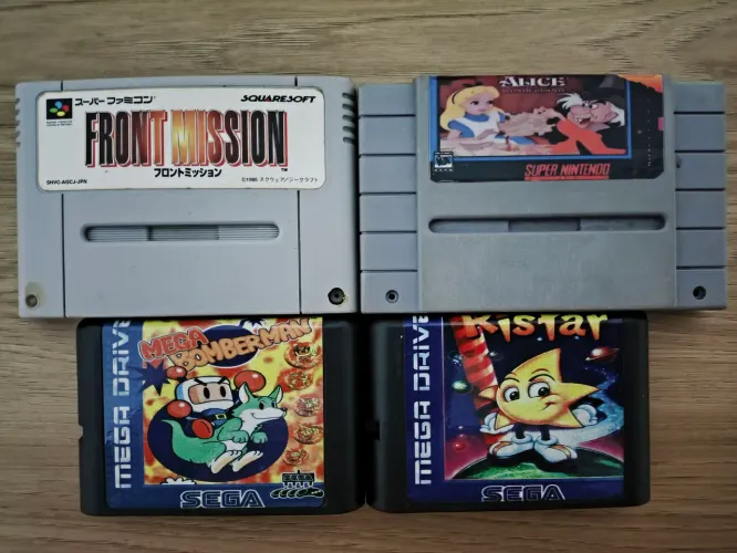 Lote de Jogos de Super Nintendo SNES Famicom e Mega Drive