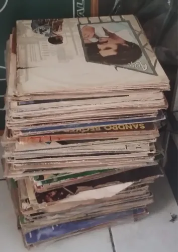 Discos de vinil lote com mais de cem unidades