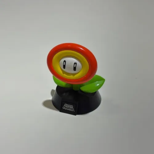 Mini Luminária Flor de Fogo Mario Bros - Importado
