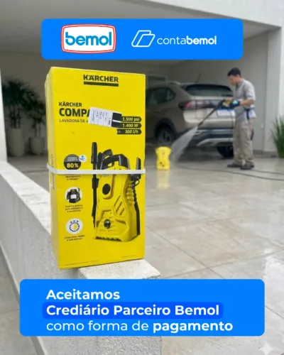 Lava a Jato Karcher - Aceitamos Crediário Parceiro Bemol