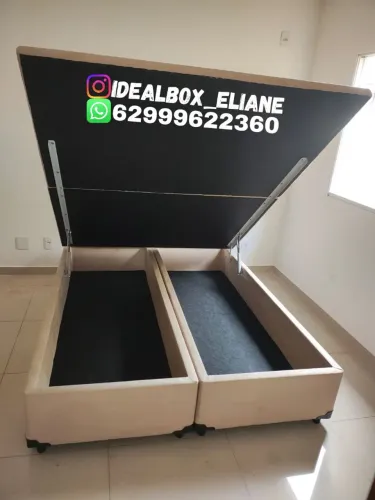 Box baú Queen size com estrutura Reforçada 
