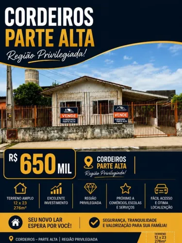 Terreno em Itajai cordeiros (Parte alta)