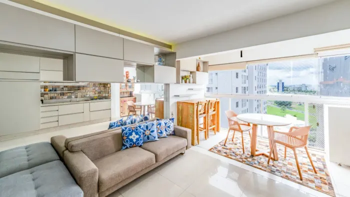 Apartamento para locação no Metropolitan com 56 m² e 1 suíte, no Jardim Goiás