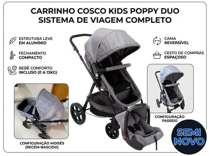 Carrinho de bebê COSCO DUO 
