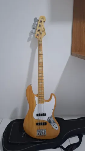 Baixo SX Sjb4 Natural swamp ash (Ativo - Circuito Guyker)