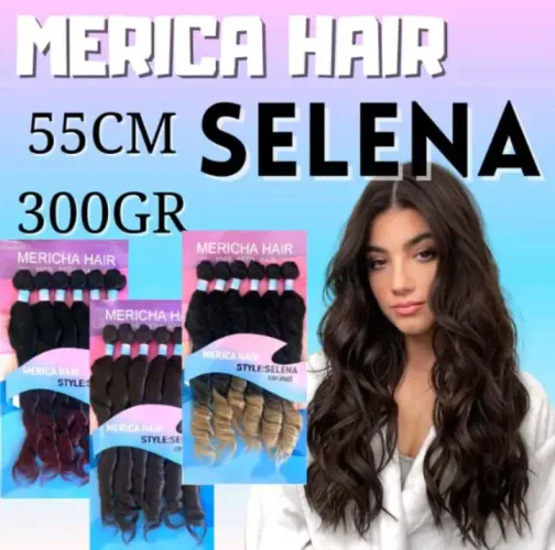 Cabelo Bio orgânico ondulado Selena