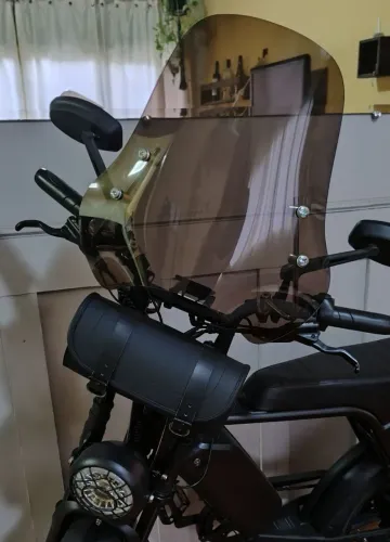 Parabrisa para bike elétrica