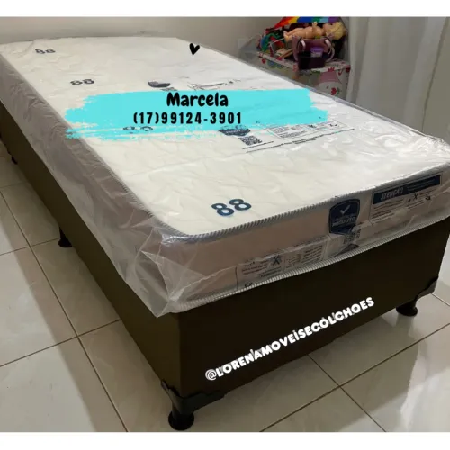 Colchão solteiro + Cama box