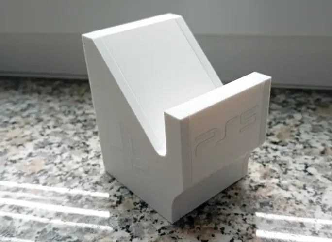 Suporte PS5 para Controle - Organizador Premium Branco (Estilo Oficial)
