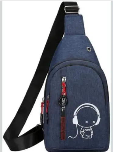 Mochila Transversal Tiracolo Esportiva e de Ombro-Maculina