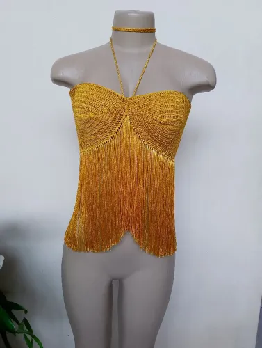 Peça de crochê