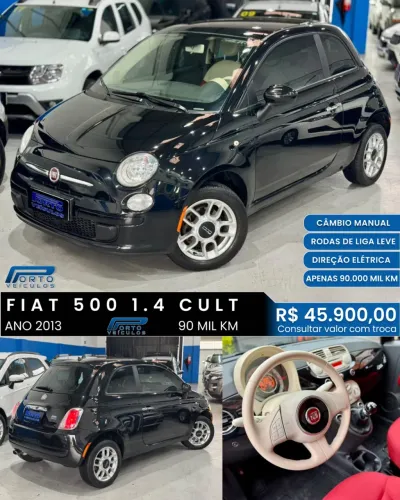 Fiat 500 Cult 1.4 Flex 8V EVO Mec. 2013