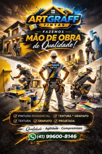 Mão de obra especializada em , textura projetada, grafiato e textura rolada 