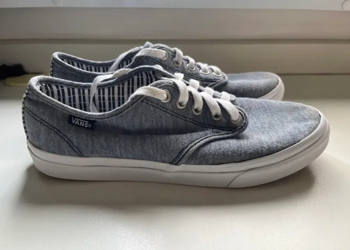 Tênis vans azul seminovo