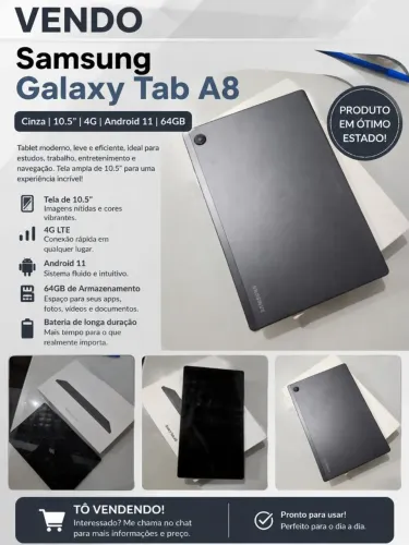 VENDO - Samsung Galaxy Tab A8 10.5" 4G 64GB