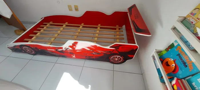 Cama infantil carro f1 090