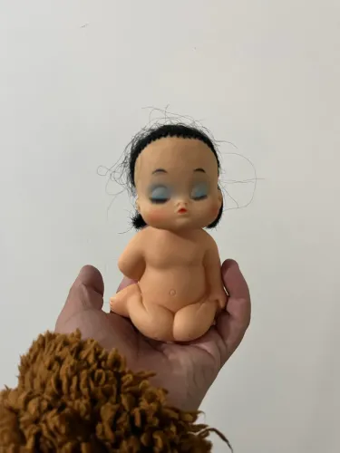 Boneca peladinha anos 60/70 