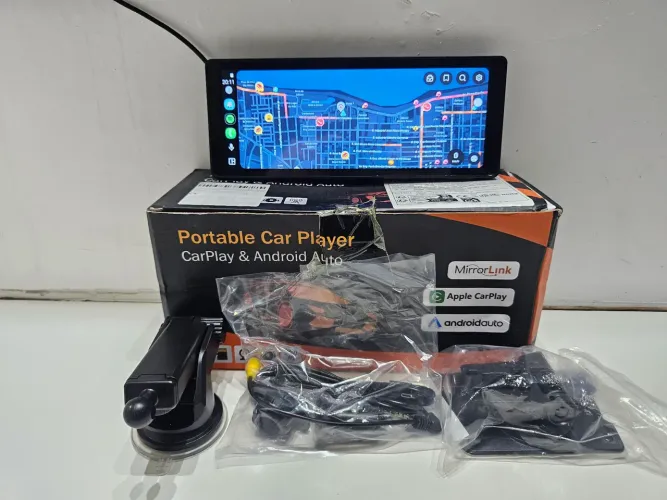 Central Multimídia Universal 10.26 polegadas Android Auto e Apple Carplay sem fio