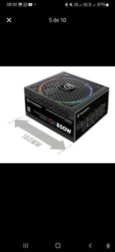 ? FONTE THERMALTAKE TOUGHPOWER GRAND RGB 850W 80 PLUS GOLD ? ALTA PERFORMANCE!