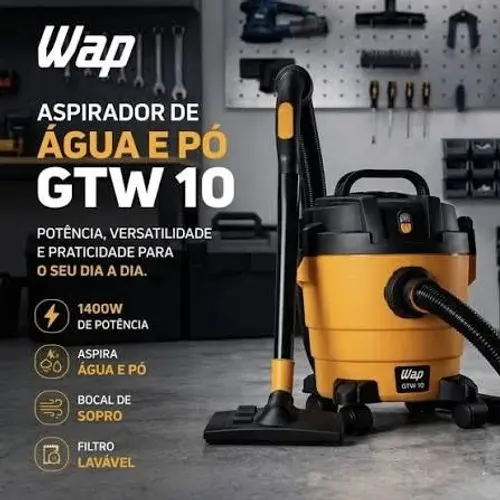 ASPIRADOR DE PO E AGUA WAP
