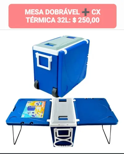 MESA DOBRÁVEL ? CX. TÉRMICA 32L