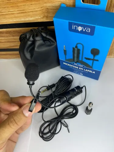 MICROFONE EM LAPELA MIC-7427 INOVA an3