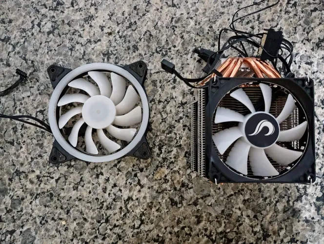 Air cooler + 10 fans RGB